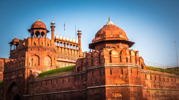 istock Red Fort, Chandni Chowk in Old Delhi India 814141018
