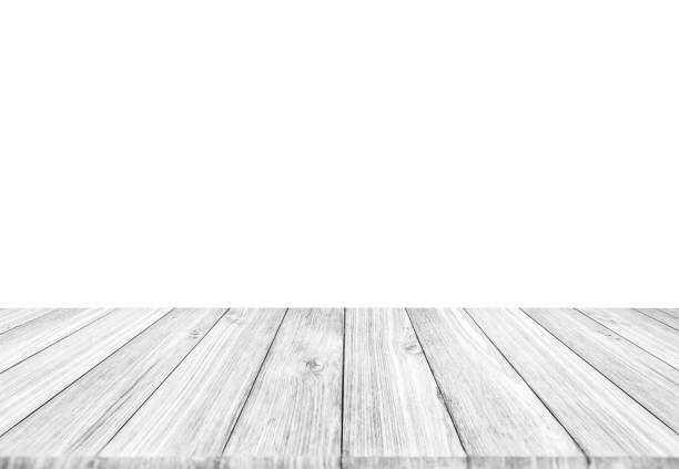 istock Vintage surface white wood table and rustic grain texture background. Close up of dark rustic wall made of old wood table planks texture. Rustic wood table texture background template for your design. 814155196