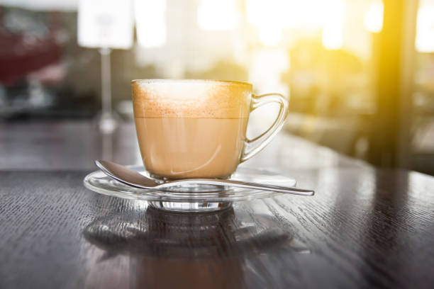 istock cup of coffee latte in coffee shop 814184364