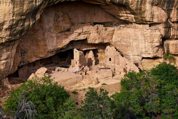 Pueblo Indian Ruins (Explored VII) stock photo