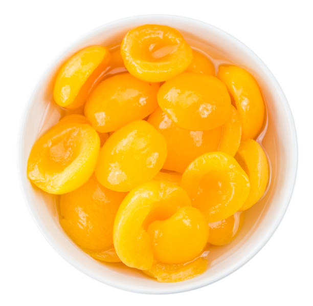istock Pickled Apricots isolated on white 814239560