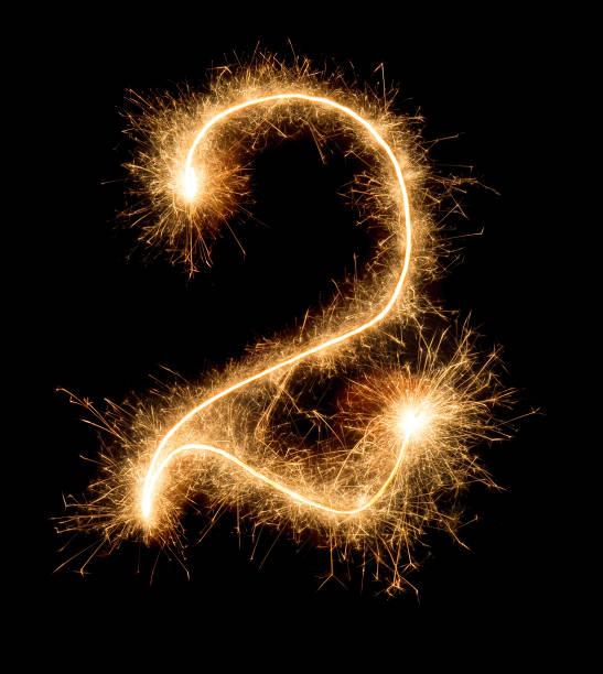 istock digit two made of sparklers 814282858
