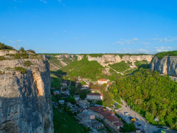 istock Crimea. Bakhchisarai. Monastery in the mountains. 814283030