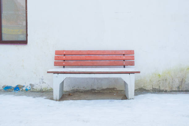 Free Stock Photo of A Bench in Front of a White Wall | Download Free ...
