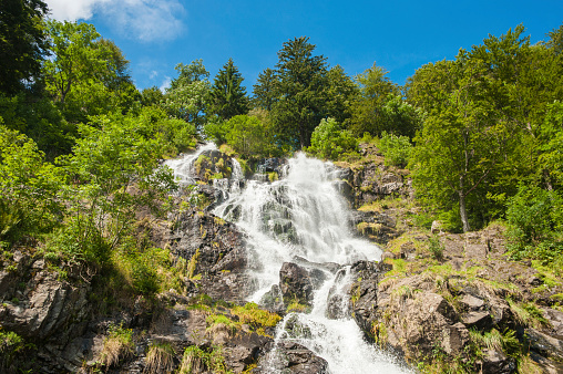 Todtnauer waterfalls in the Black Forest