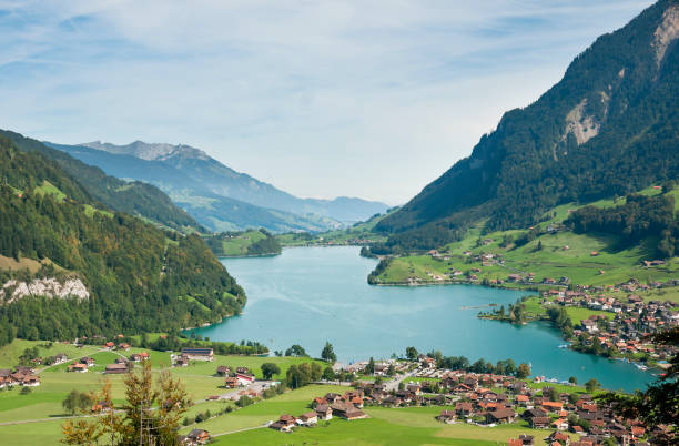 istock Switzerland. Lungern village in the valley. 814300704