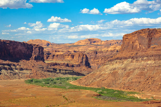 istock Colorado River winding through the canyons of Moab 814304366