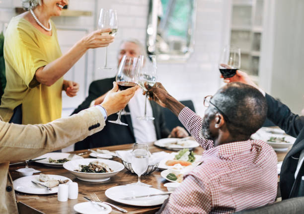 istock Business People Dining Together Concept 814313512