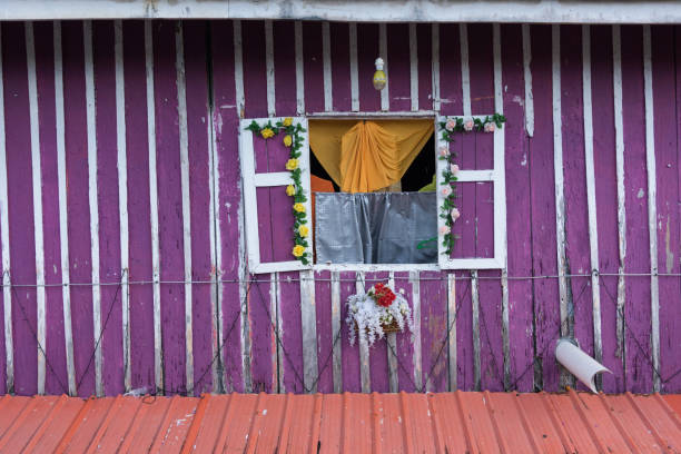 istock Decorated window of a local house 814322608