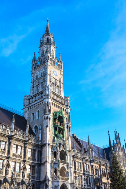 istock Marienplatz town hall in Munich, Germany 814322912