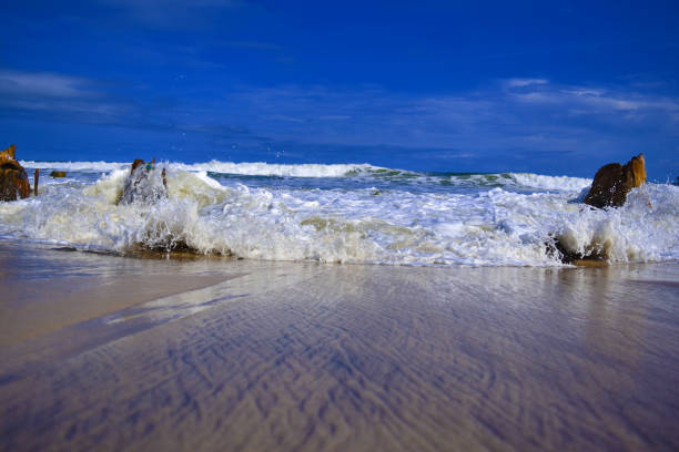 Nigerian beach stock photo