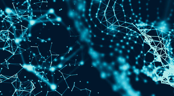 istock Abstract geometry surfaces, lines and points background, Used as digital wallpaper and technology background. 3d rendering 814336600