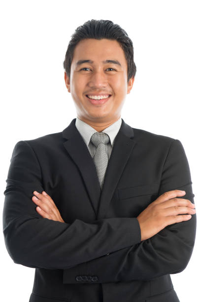 istock Asian businessman arms crossed 814343542