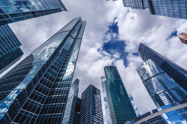 istock Skyscrapers in the financial district 814366574