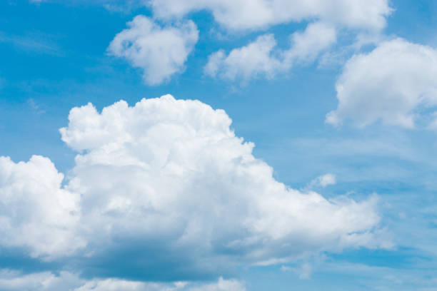 istock The sky with the clouds moving in the wind is a small group of clouds. 814383440