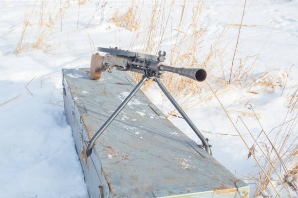 istock disk Russian machine gun of world war II 814390052