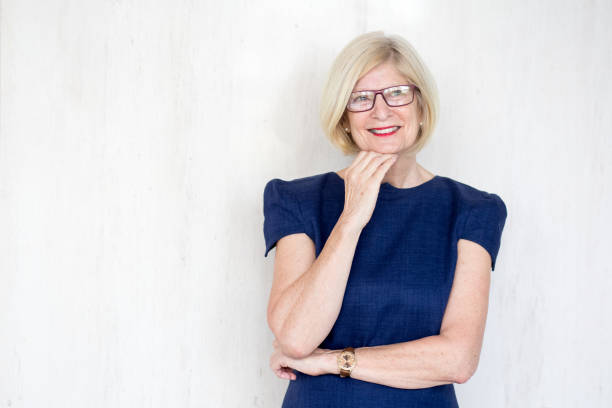 istock Smiling thoughtful senior woman in eyeglasses 814390730