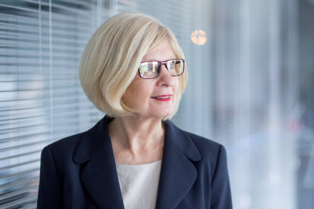 istock Pensive woman thinking of business development 814390880