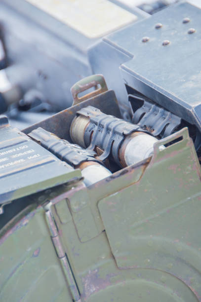 istock snail hand grenade with the charged tape 814390974