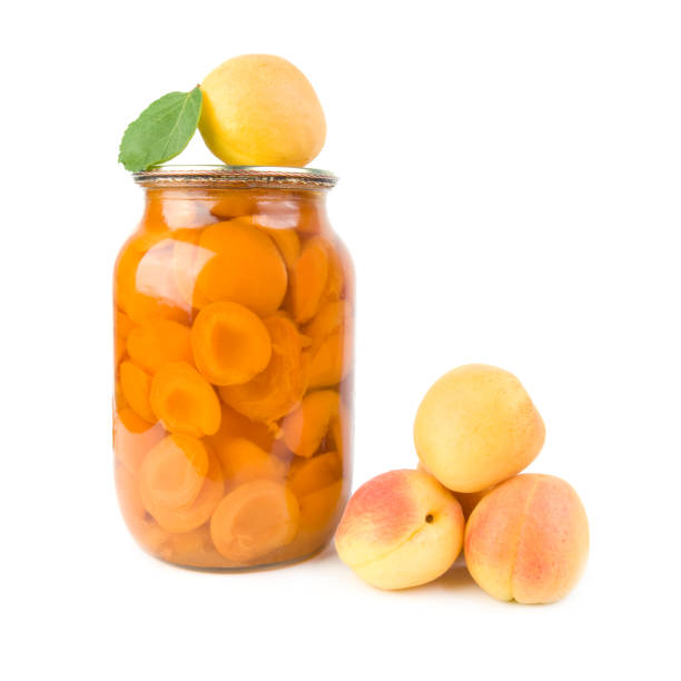 istock Apricots and apricot jam. 814422932
