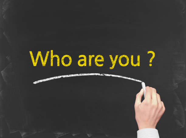 istock Who are you? - Business Chalkboard Background 814443038