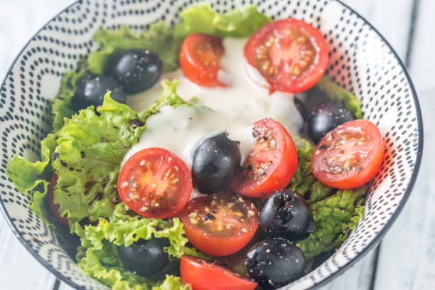 istock Bowl of fresh salad 814453190