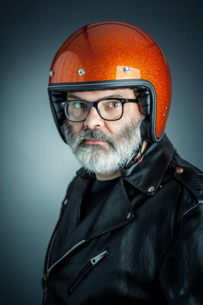 istock portrait of biker 814453438