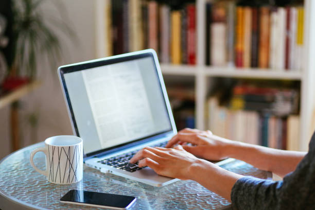 istock Woman reading and working at home 814461174