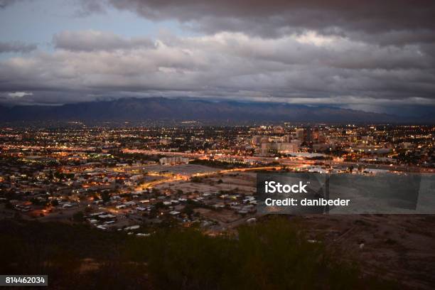 View From A Mountain Tempe Arizona Stock Photo - Download Image Now - Arizona, Butte - Rocky Outcrop, Cactus