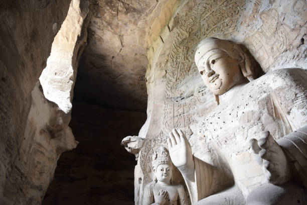 istock Yungang grottoes Datong China 814469192