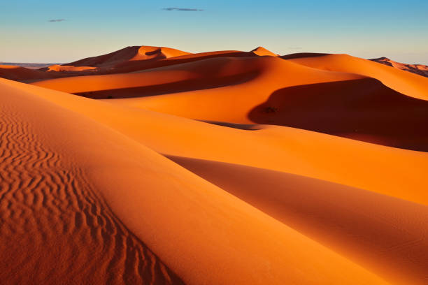 istock Sand dunes in the Sahara Desert, Merzouga, Morocco 814469214