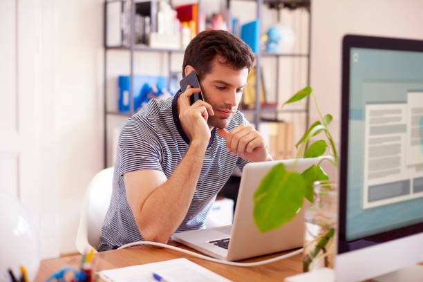 istock Businessman talking on his mobile phone 814471714