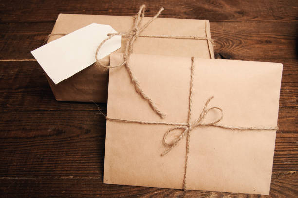 istock Gift for the holiday with an envelope 814485252