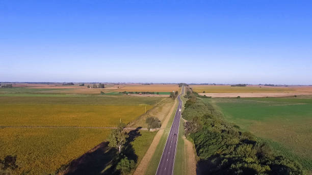 istock Aerial view of route 814490062
