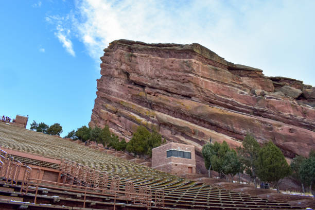 紅色的岩石露天劇場，科羅拉多州，美國 - aurora 個照片及圖片檔