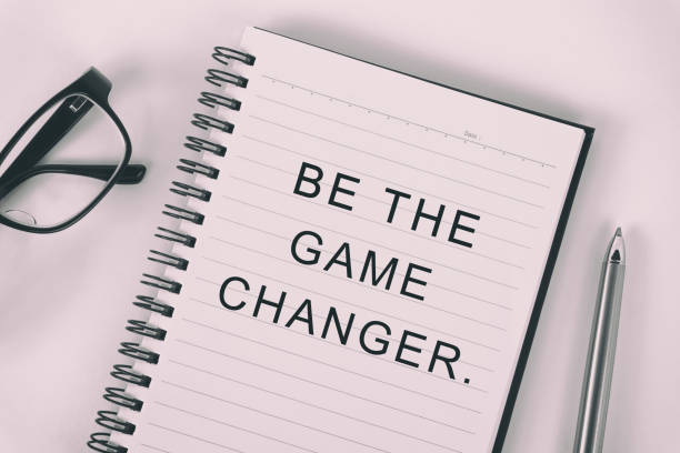 istock Inspirational quote - Be the game changer 814515624