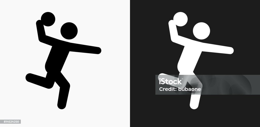 Dodgeball Icon on Black and White Vector Backgrounds Dodgeball Icon on Black and White Vector Backgrounds. This vector illustration includes two variations of the icon one in black on a light background on the left and another version in white on a dark background positioned on the right. The vector icon is simple yet elegant and can be used in a variety of ways including website or mobile application icon. This royalty free image is 100% vector based and all design elements can be scaled to any size. Dodgeball stock vector