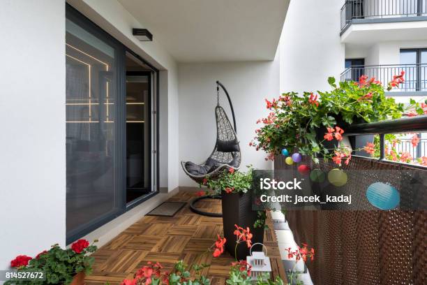 Home Terrace Stock Photo - Download Image Now - Balcony, Apartment, Patio