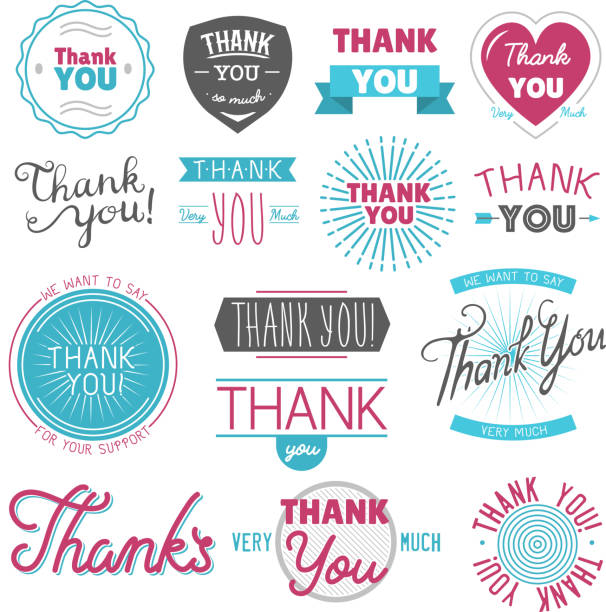 Thank you gratitude feeling emotions text lettering vector logo badge thanksfull quote phrases message Thank you gratitude feeling emotions text lettering vector logo badge thanksfull quote phrases message isolated on white pen fountain pen writing isolated stock illustrations