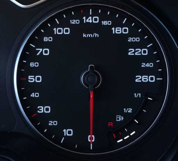 istock Sportscar tachometer/ close up 814555328