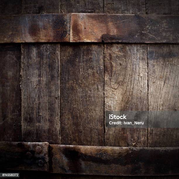 Grunge Beer Barrel Stock Photo - Download Image Now - Barrel, Rum, Keg