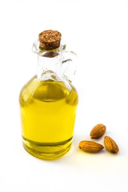 istock Almond oil in a bottle 814571806