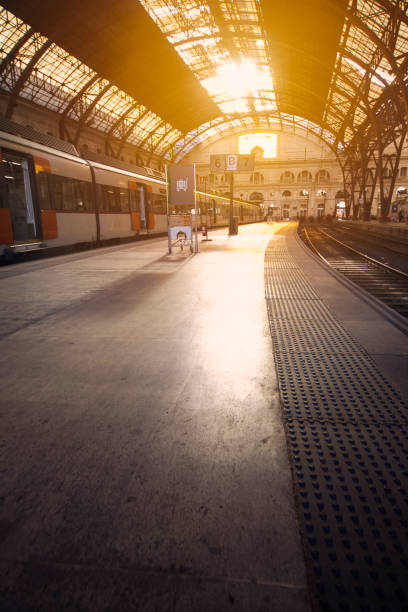 istock Train waiting in the station 814593990