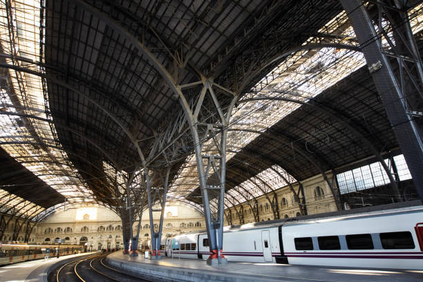 istock Steel train station 814596260