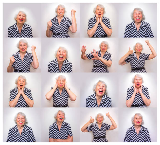 istock Smiling pensive senior woman 814622846
