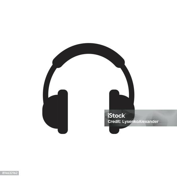 Vektor Kopfhörersymbol Ohrhörer Kopfhörer Zeichen Darstellung Stock Vektor Art und mehr Bilder von Kopfhörer
