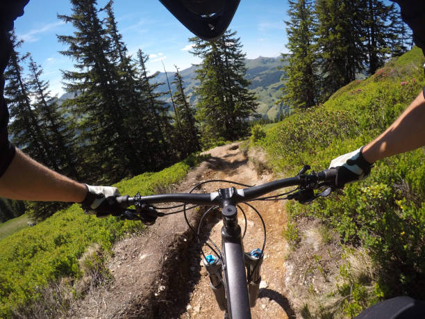 istock Rough terrain on bike 814663562
