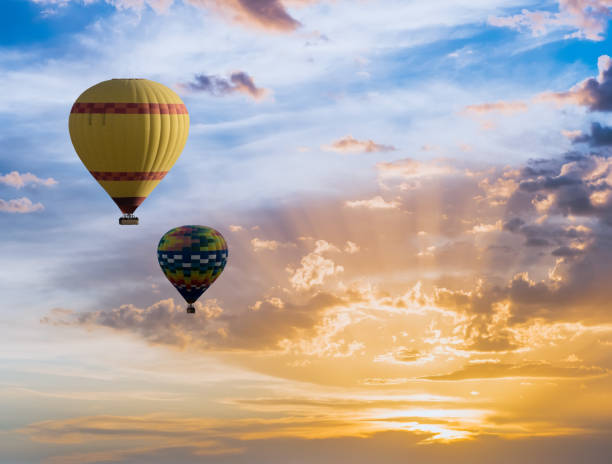 istock Hot air balloons flying over Cappadocia, Turkey 814676998