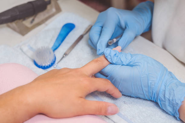 istock The master prepares the nails for manicure 814677366
