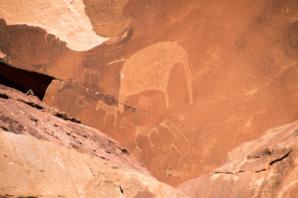 istock Rock paintings in Twyfelfontein, Namibia 814680242